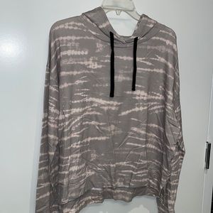 All Saints hoodie. Size medium. Pink and gray tie dye design. New with tags